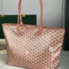 Goyard Goyardine pink Artois Tote PM Palladium