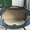 Goyard Goyardine blue Artois Tote PM Palladium
