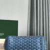 Goyard Goyardine blue Artois Tote PM Palladium