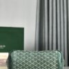 Goyard Goyardine Green Artois Tote PM Palladium