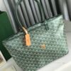 Goyard Goyardine Green Artois Tote PM Palladium