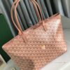GOYARD Iridescent Goyardine Saint Louis PM Pearly Coral