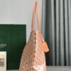 GOYARD Iridescent Goyardine Saint Louis PM Pearly Coral