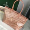 GOYARD Iridescent Goyardine Saint Louis PM Pearly Coral