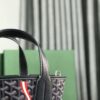 Pre-Owned Goyard PM Belharra Tote Printed Coated Canvas  bag in navy
