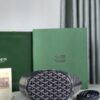 Pre-Owned Goyard PM Belharra Tote Printed Coated Canvas  bag in navy