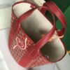 Pre-Owned Goyard PM Belharra Tote Printed Coated Canvas  bag in red
