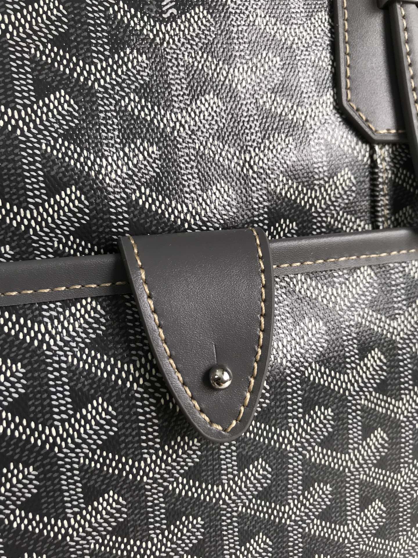 Goyard Black Goyardine Canvas Ambassade Gm