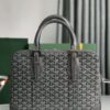 Goyard Black Goyardine Canvas Ambassade Gm