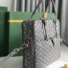 Goyard Black Goyardine Canvas Ambassade Gm