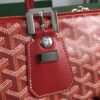 Goyard Red Coated Canvas and Leather Trim Diplomat Briefcase