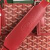 Goyard Red Coated Canvas and Leather Trim Diplomat Briefcase