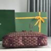 Goyard Red Coated Canvas and Leather Trim Diplomat Briefcase