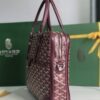 Goyard Red Coated Canvas and Leather Trim Diplomat Briefcase