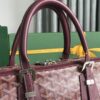 Goyard Red Coated Canvas and Leather Trim Diplomat Briefcase