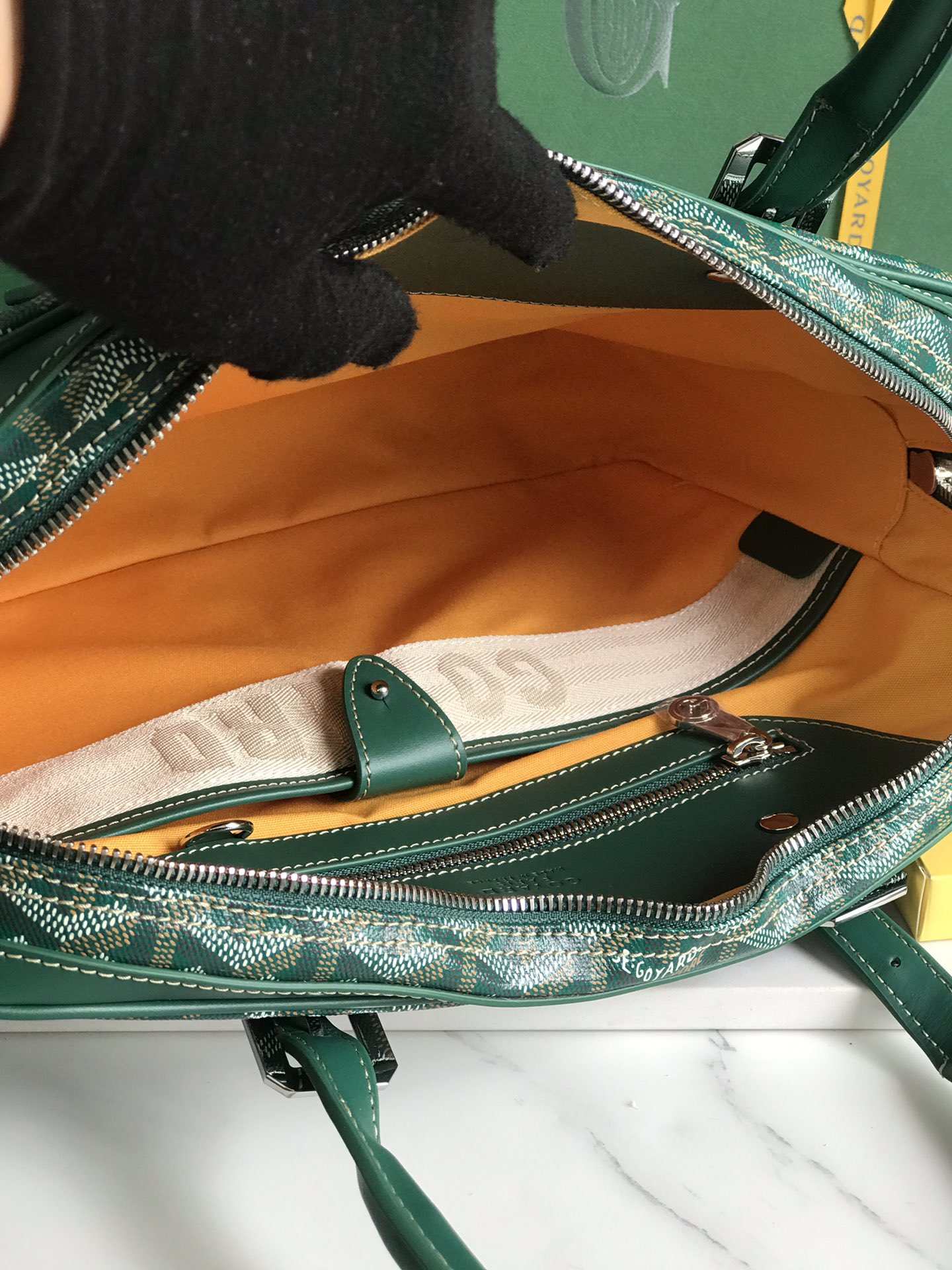 Goyard Work Bag Goyard Artois PM Bag Green–