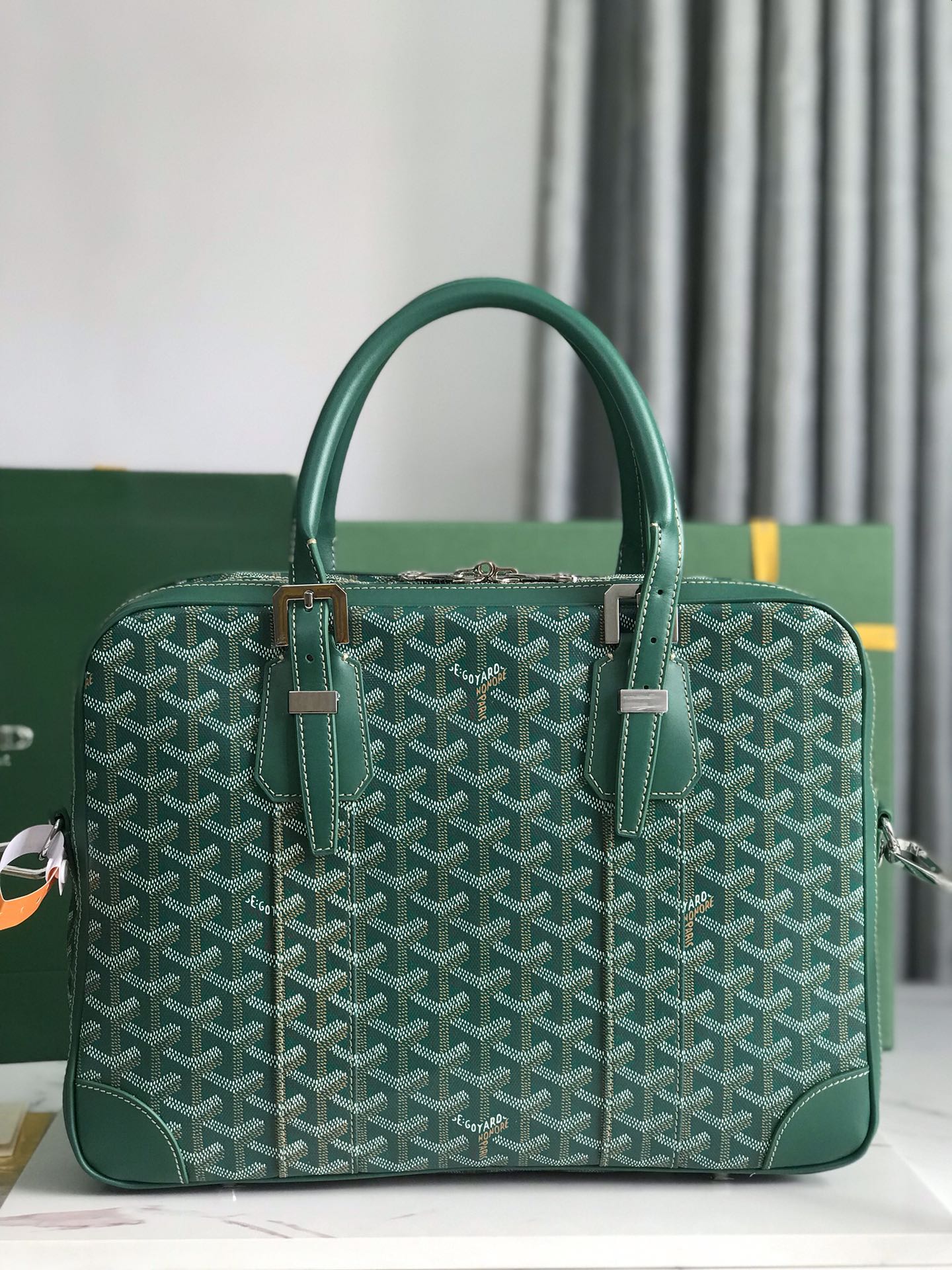 Goyard Work Bag Goyard Artois PM Bag Green–