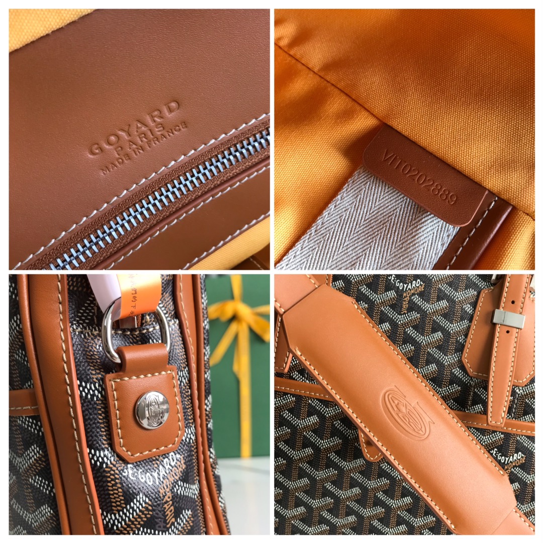 Goyard Work Bag Goyard Artois PM Bag Grey – brown