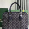 Goyard Ambassade Briefcase Coated Canvas PM Blue ...