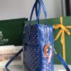 GOYARD Goyardine Ambassade PM Briefcase Sky Blue 120560