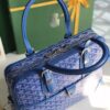 GOYARD Goyardine Ambassade PM Briefcase Sky Blue 120560