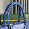 GOYARD Goyardine Ambassade PM Briefcase Sky Blue 120560