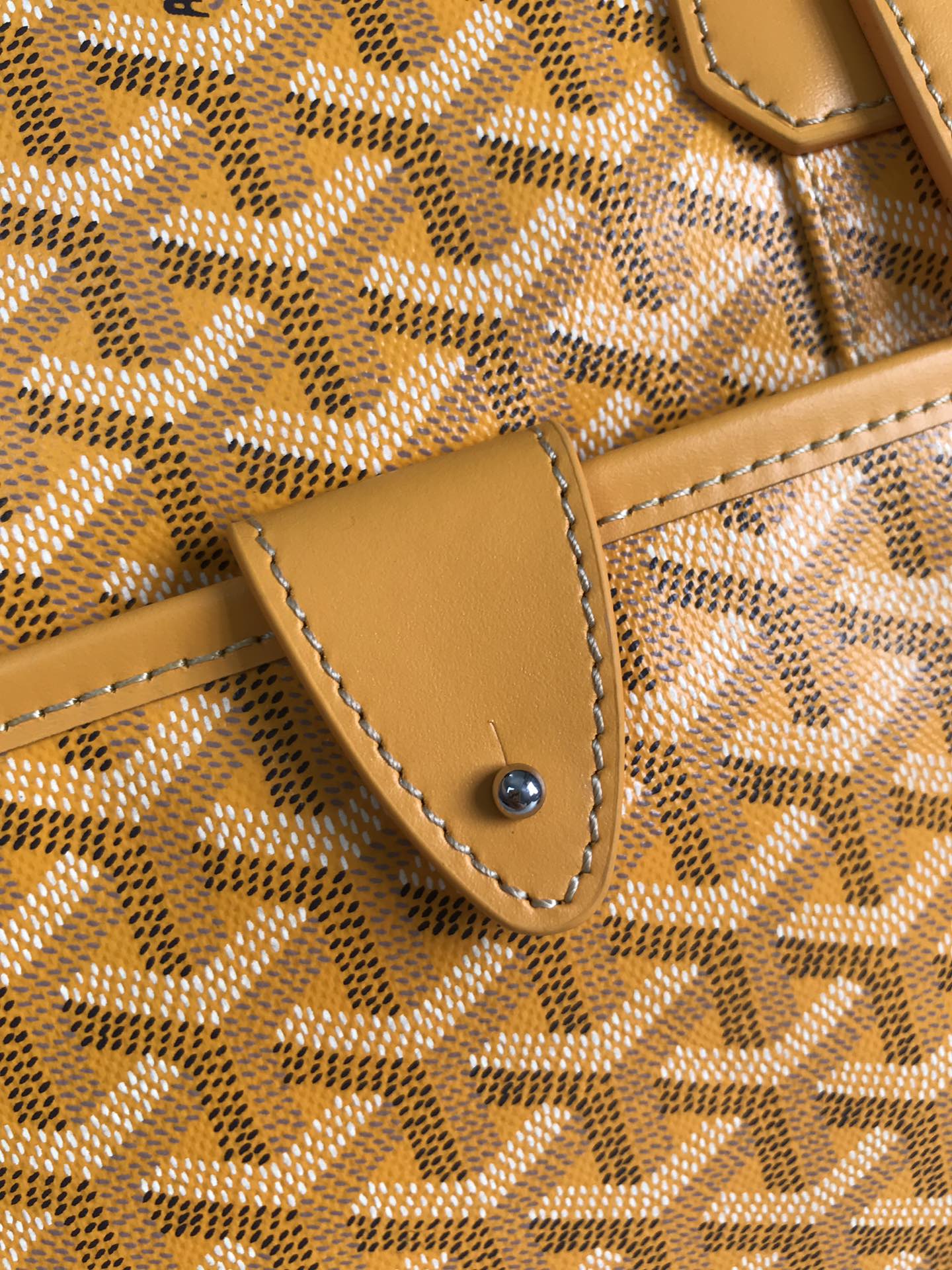 GOYARD Goyardine PM Ambassade Briefcase Yellow