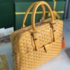 GOYARD Goyardine PM Ambassade Briefcase Yellow
