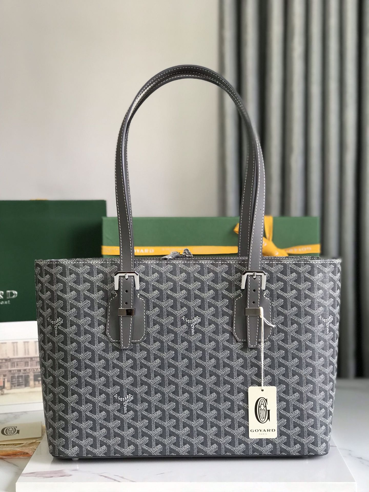 GOYARD Goyardine Okinawa MM Grey