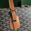 GOYARD Goyardine Sac Marie Galante MM Black Gold 117543