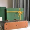 GOYARD Goyardine Sac Marie Galante MM Black Gold 117543