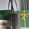 GOYARD Goyardine Sac Marie Galante MM Black 515421