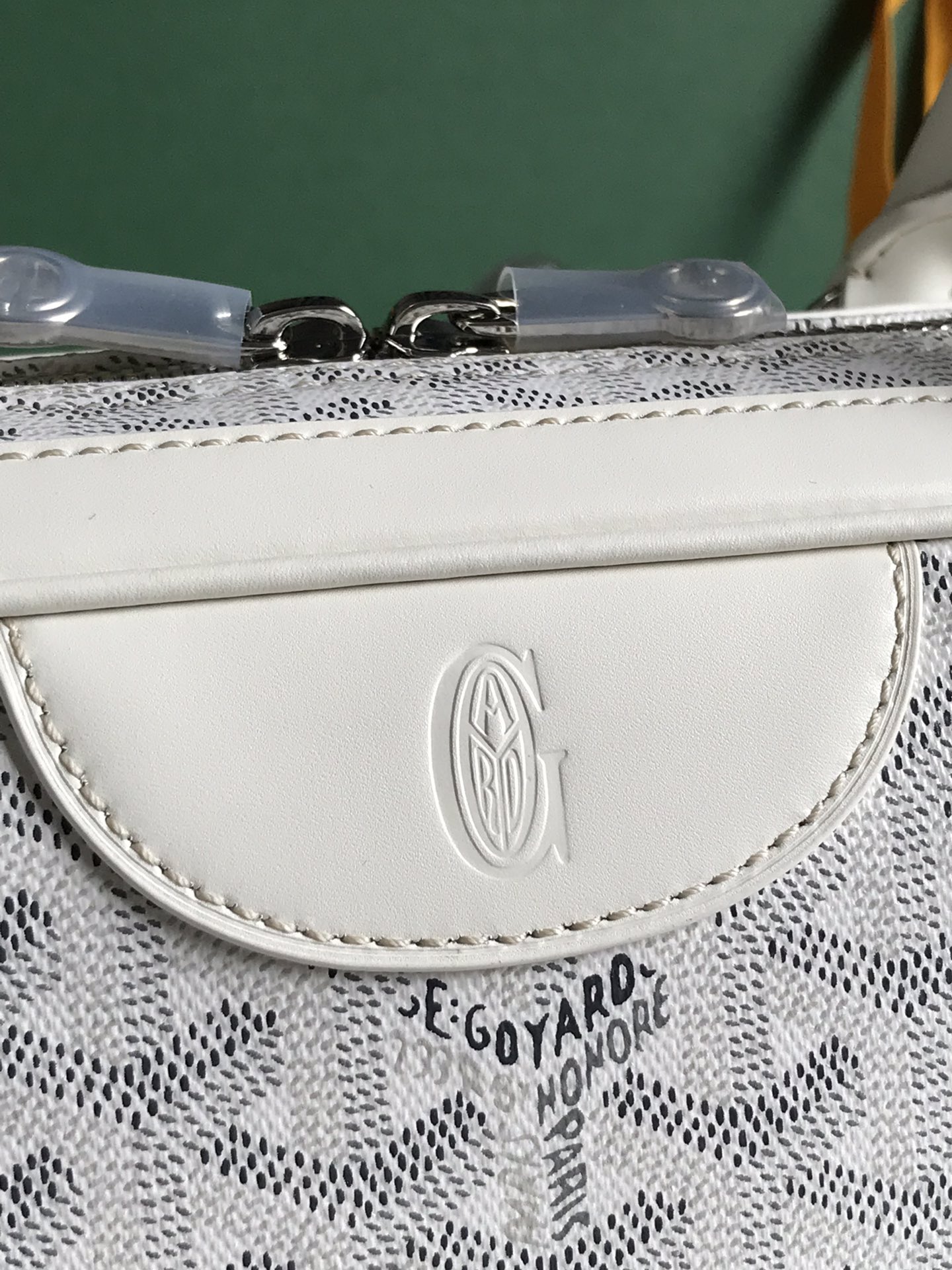 Goyard Saint Martin Bag Coated Canvas White 6498683