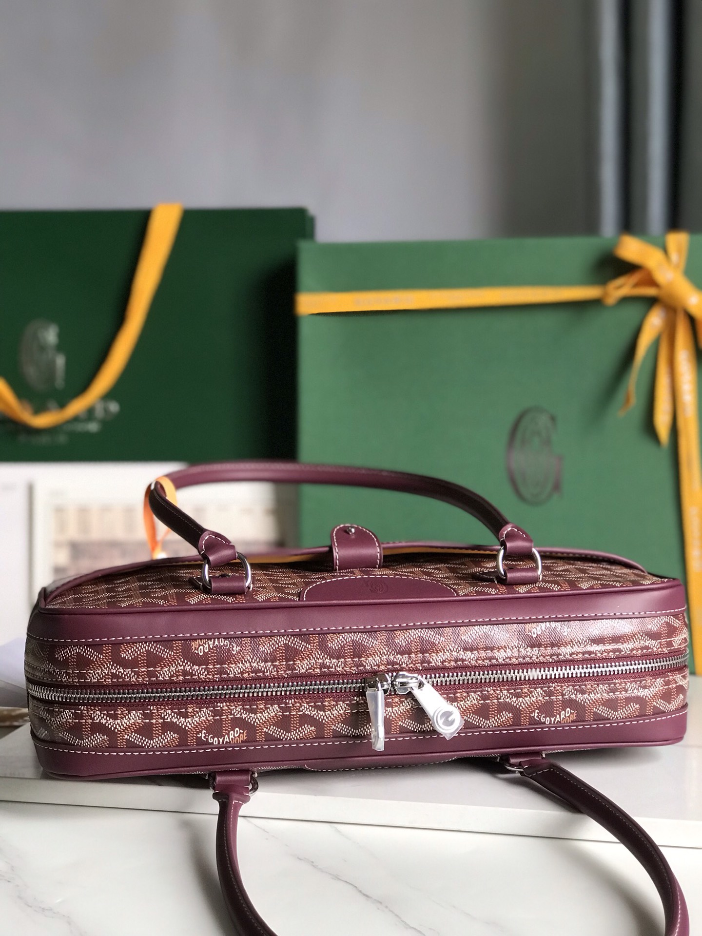 Goyard Goyardine St. Martin - Burgundy Shoulder Bags,