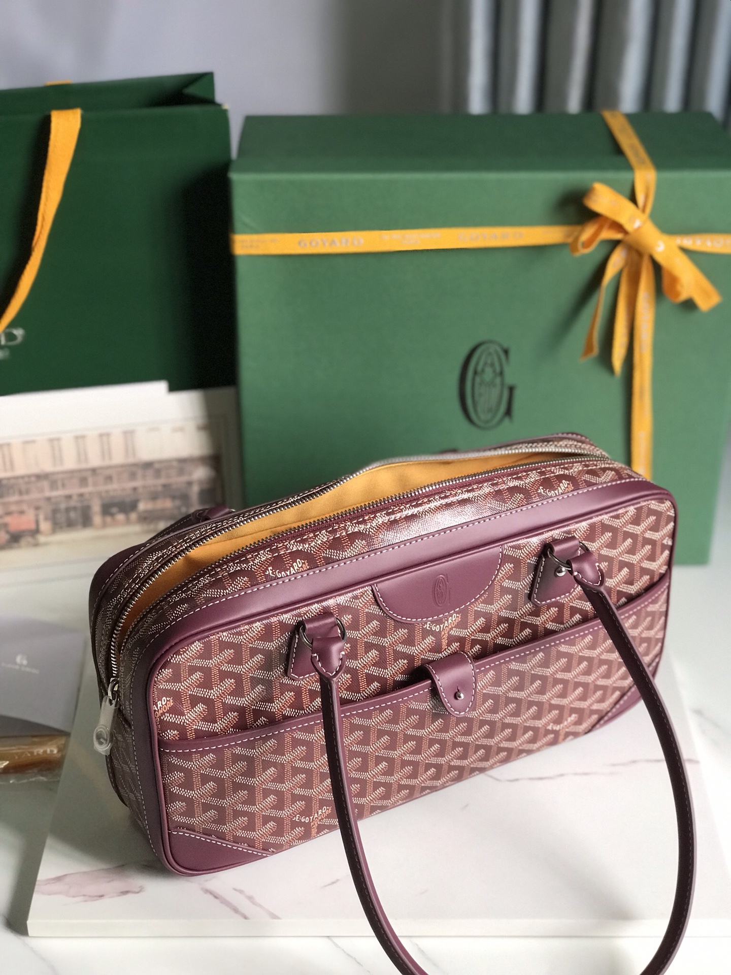 Goyard Goyardine St. Martin - Burgundy Shoulder Bags,