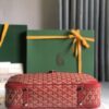 Goyard red Goyardine Saint Martin Bag