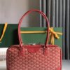 Goyard red Goyardine Saint Martin Bag