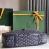 Goyard Navy Blue Goyardine Saint Martin Bag