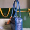 Goyard Blue Goyardine Saint Martin Bag
