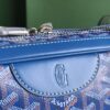 Goyard Blue Goyardine Saint Martin Bag
