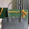 Goyard Handbag Saint Martin Black Leather Cloth ref.162990
