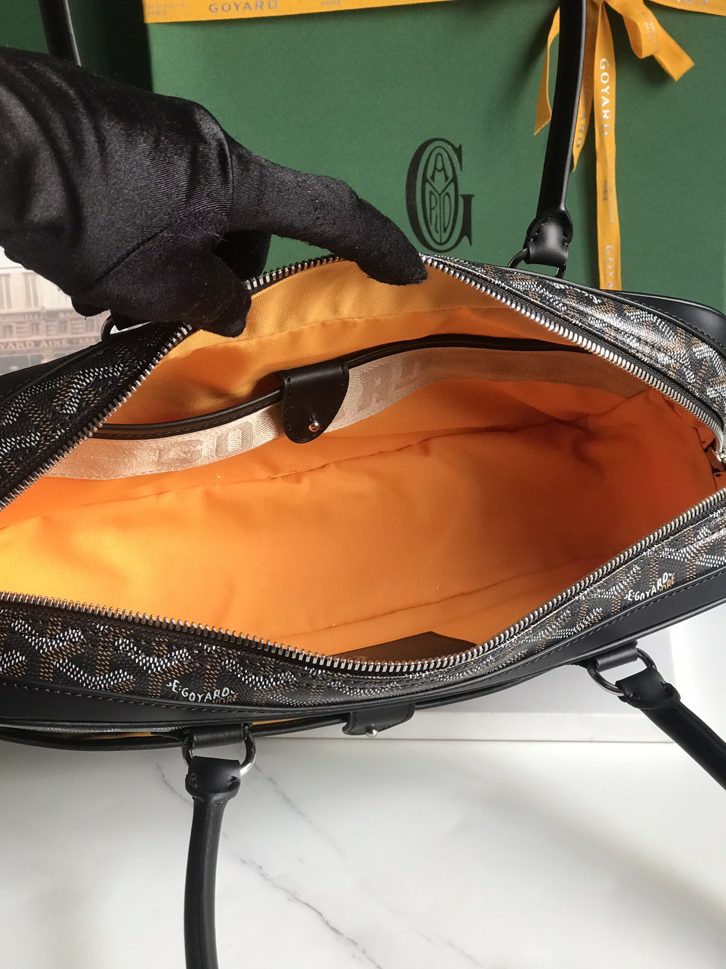 GOYARD Goyardine Saint Martin Black