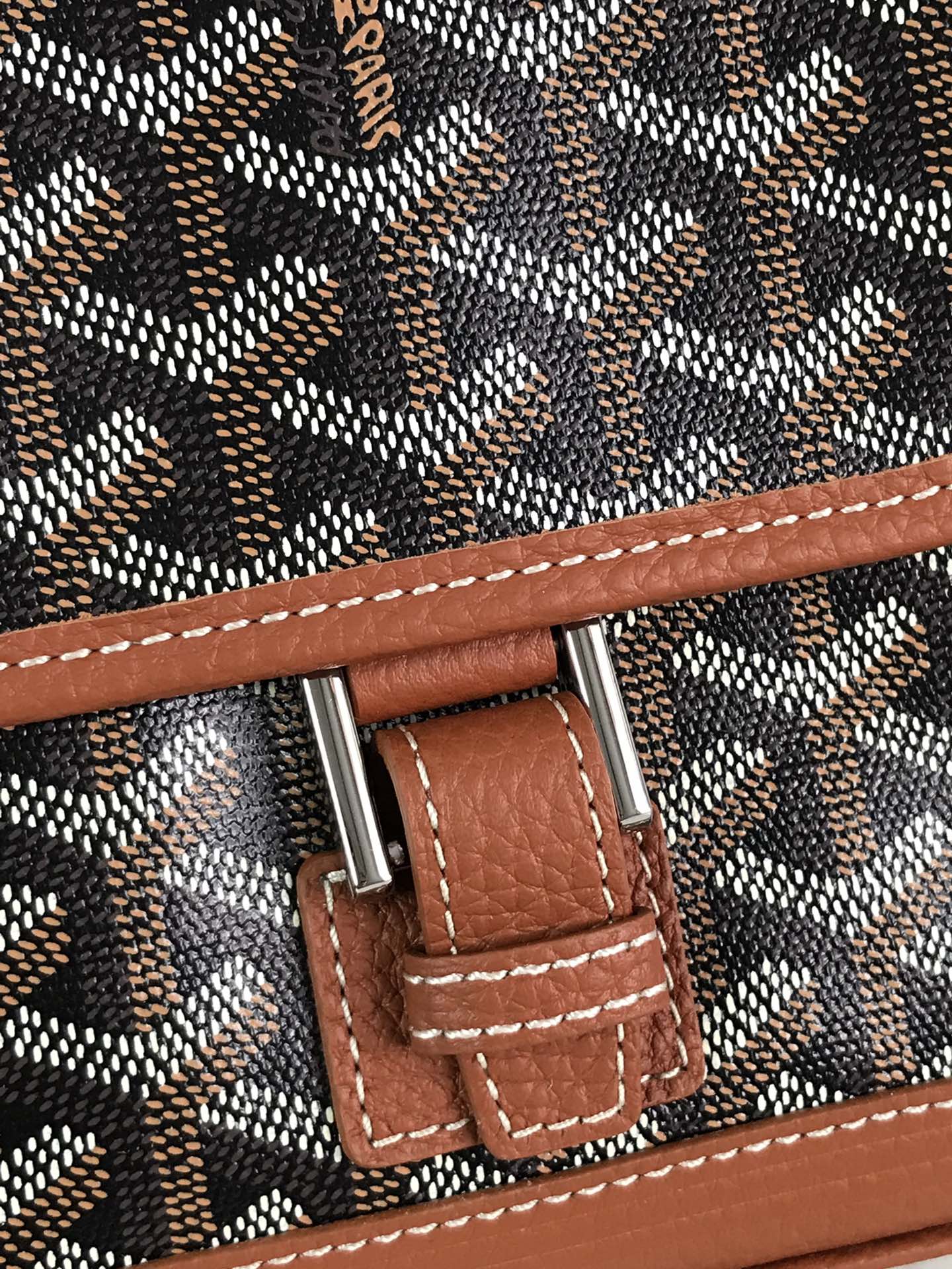 Goyard Black Coated Canvas Mini Cross-Body Bag