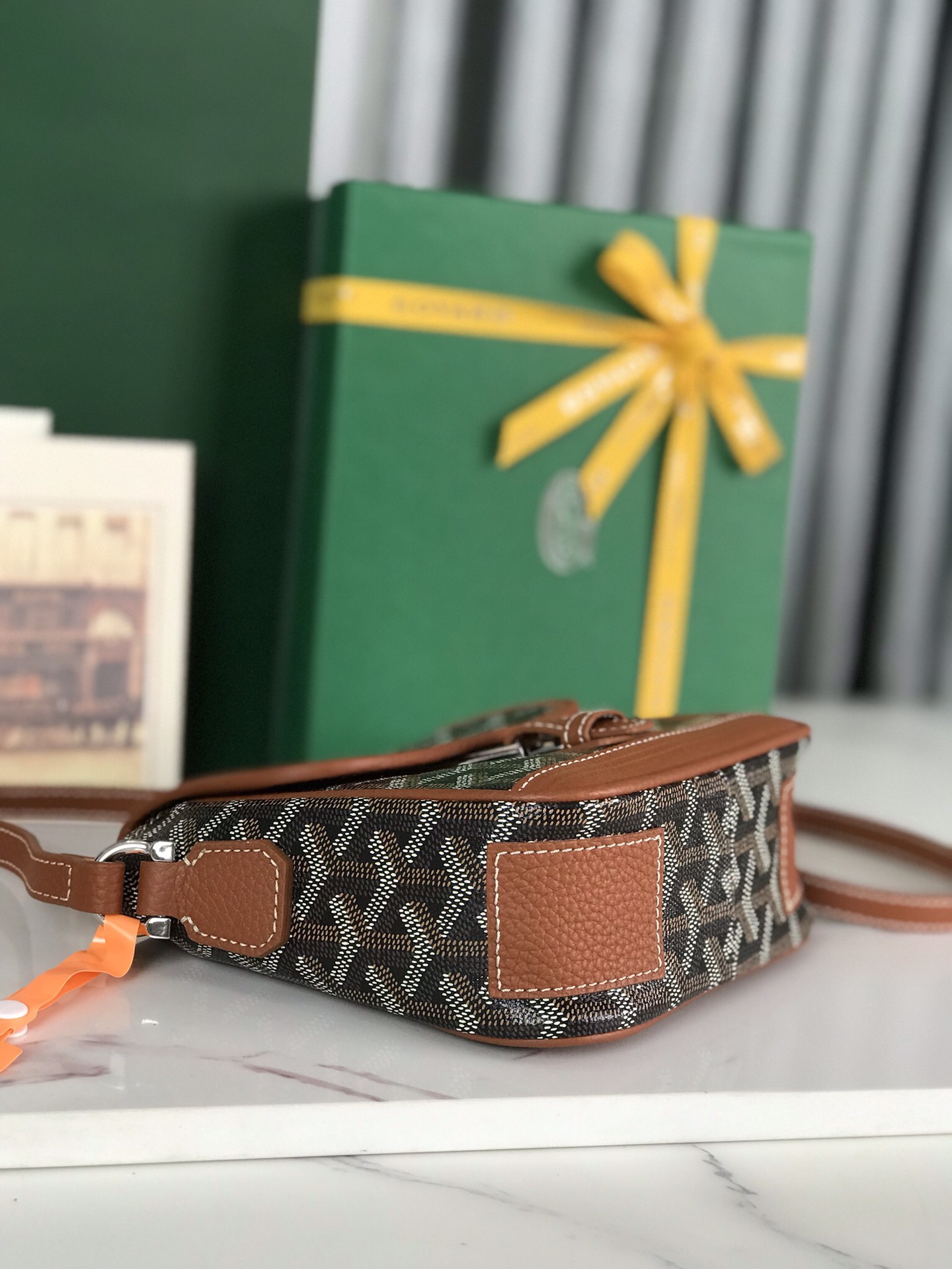 Goyard Black Coated Canvas Mini Cross-Body Bag
