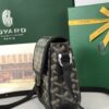 Goyard Black/Brown Goyardine Coated Canvas an