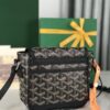 Goyard Black/Brown Goyardine Coated Canvas an