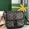 Goyard Black/Brown Goyardine Coated Canvas an