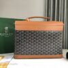 Goyard Citadin Messenger Briefcase Coated Canvas brown