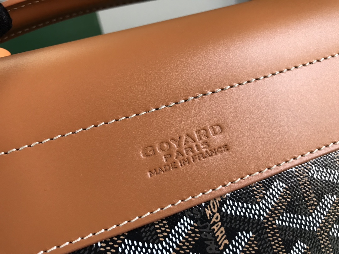 Goyard Citadin Messenger Briefcase Coated Canvas brown