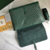 Goyard Citadin Messenger Briefcase Coated Canvas green